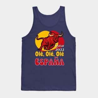 Spain Qatar World Cup 2022 Tank Top